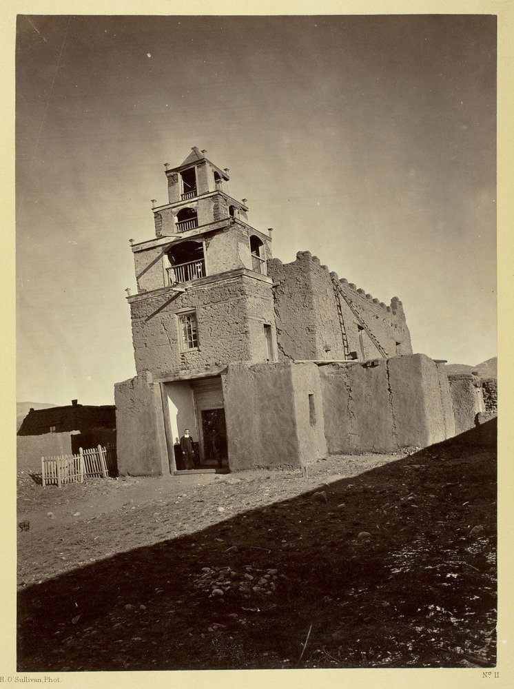 San Miguel-kyrkan, den äldsta i Santa Fe, New Mexico av Timothy O