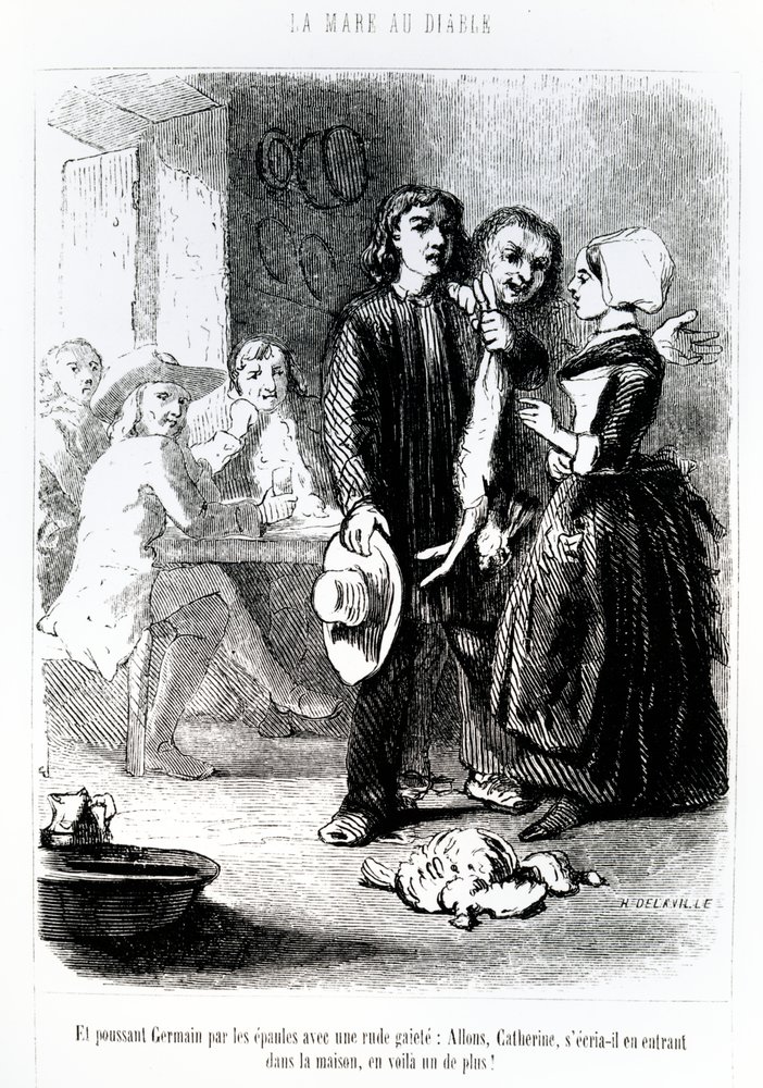 Illustration från "The Devil