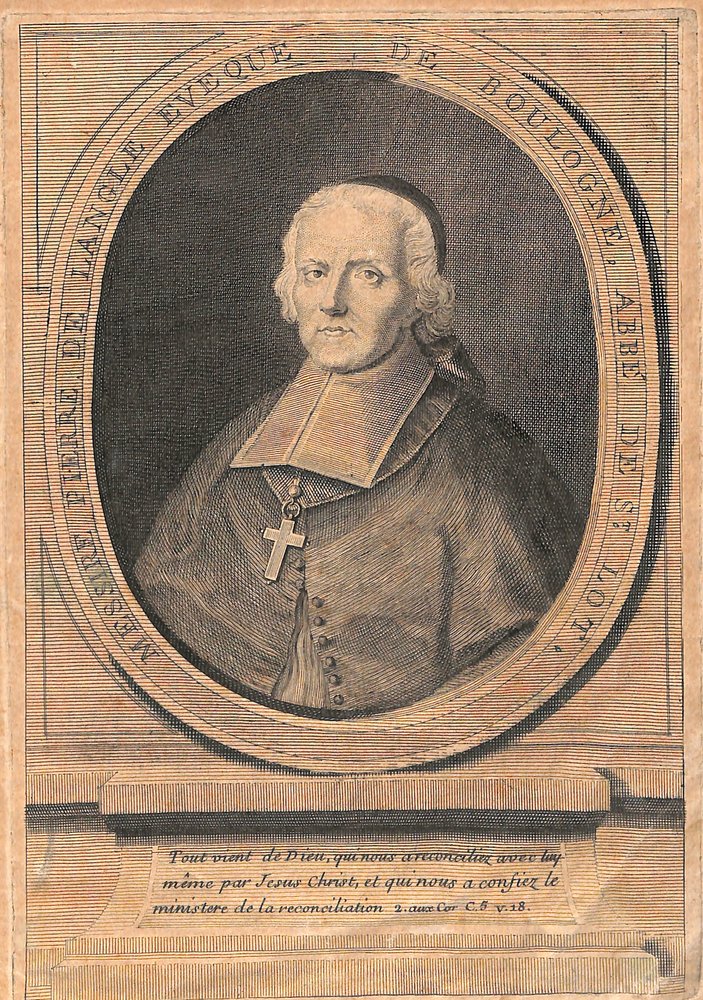 Porträtt av Monsignor Pierre de LANGLE av Unbekannt Unbekannt
