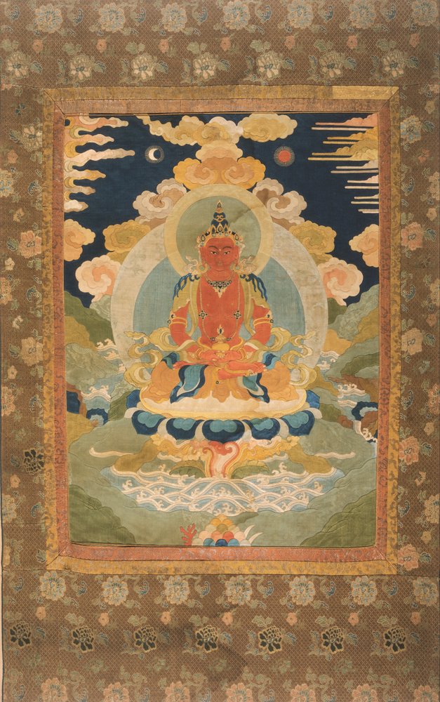 Konstnär, tillverkare okänd, kinesisk - Amitayus, Bodhisattva of Limitless Life av Unbekannt Unbekannt