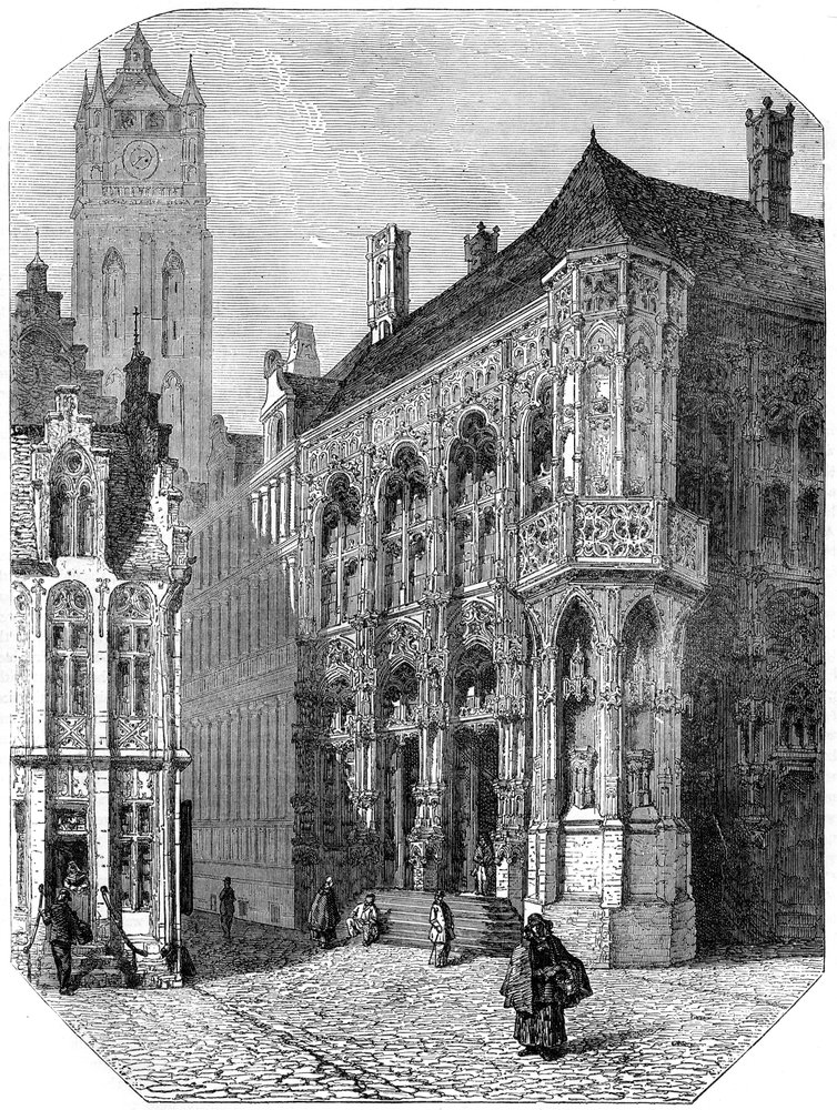 Hotel de Ville, Gent, 1800-talet av Unbekannt