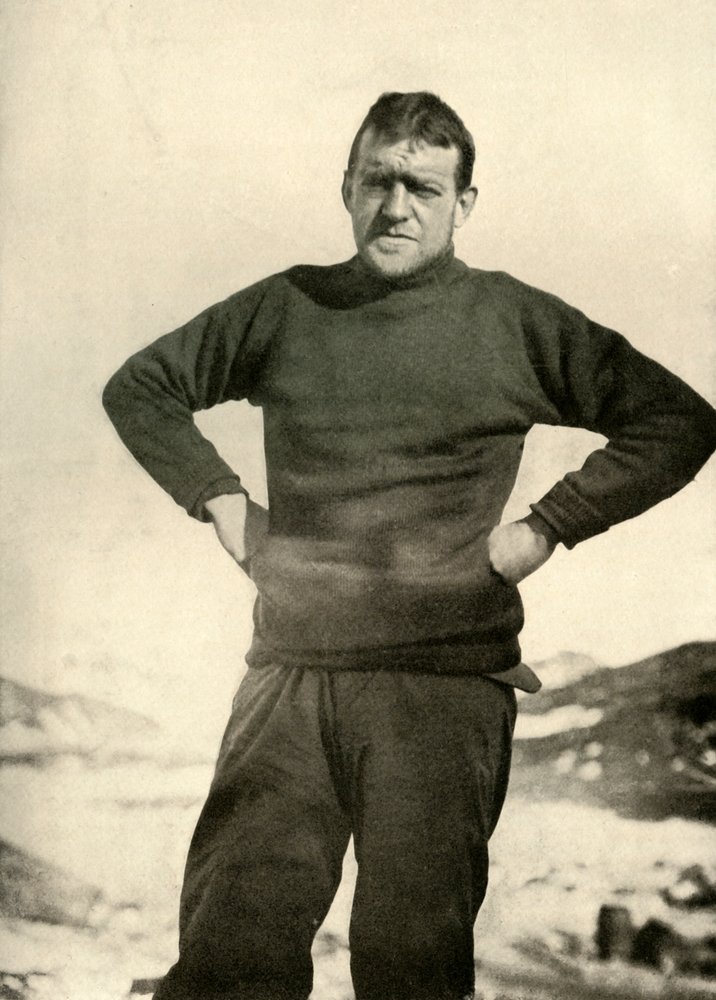 Expeditionens ledare i vinterkläder, cirka 1908, 1909 av Unbekannt