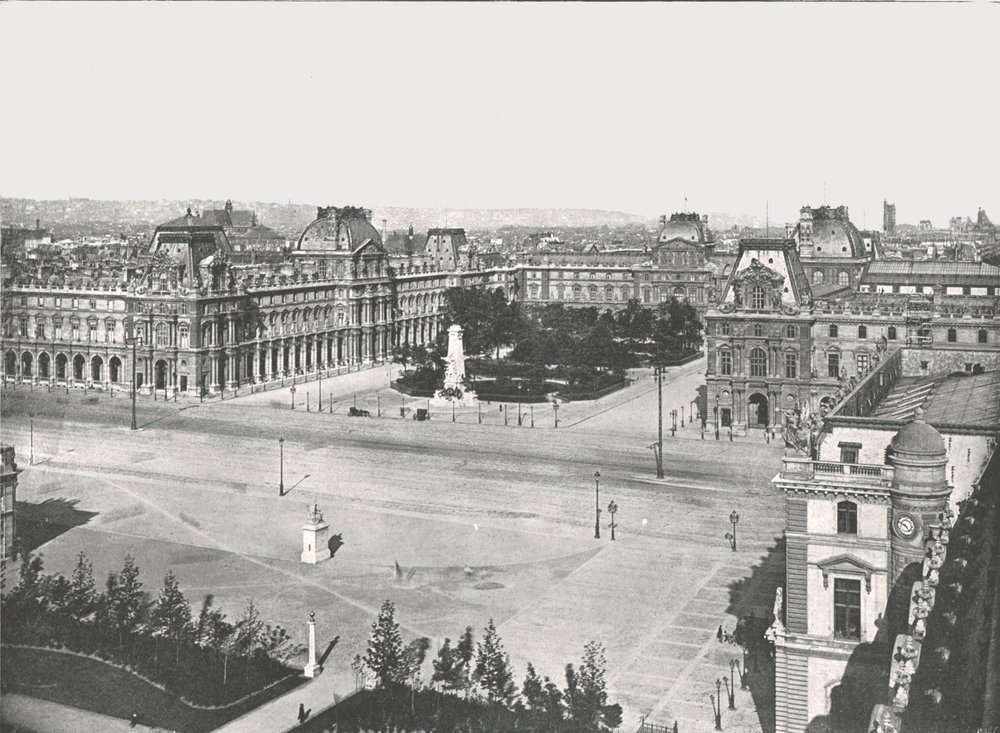 Louvren, Paris, Frankrike, 1895. av Unbekannt