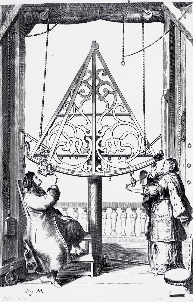 Brass sextant, c 1658-1673 av Unbekannt