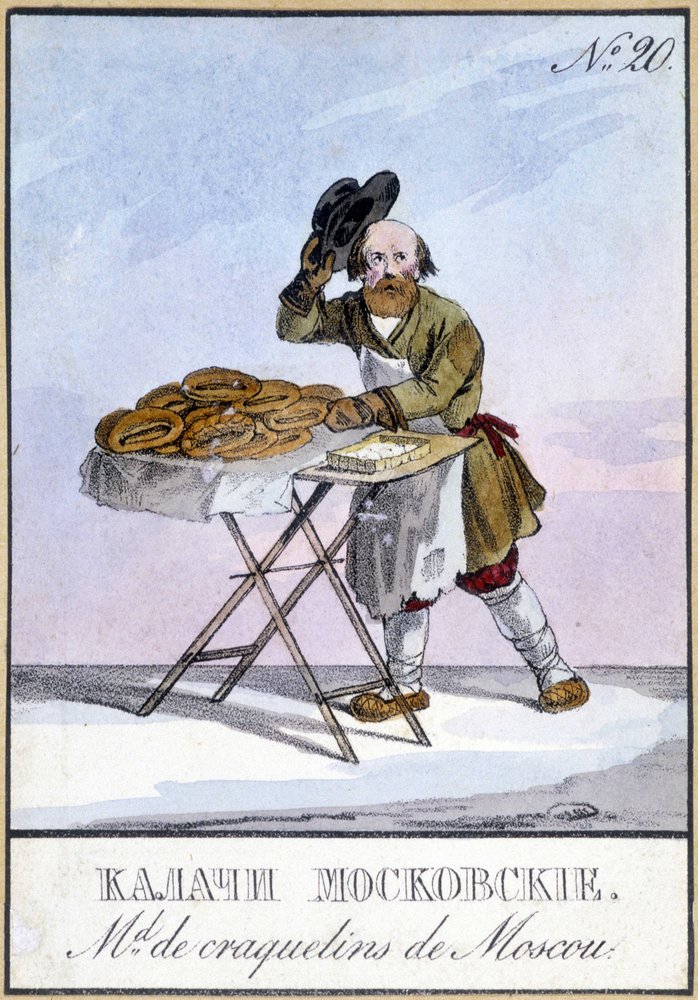 Knäckar från Moskva på 1800-talet. av Unknown artist