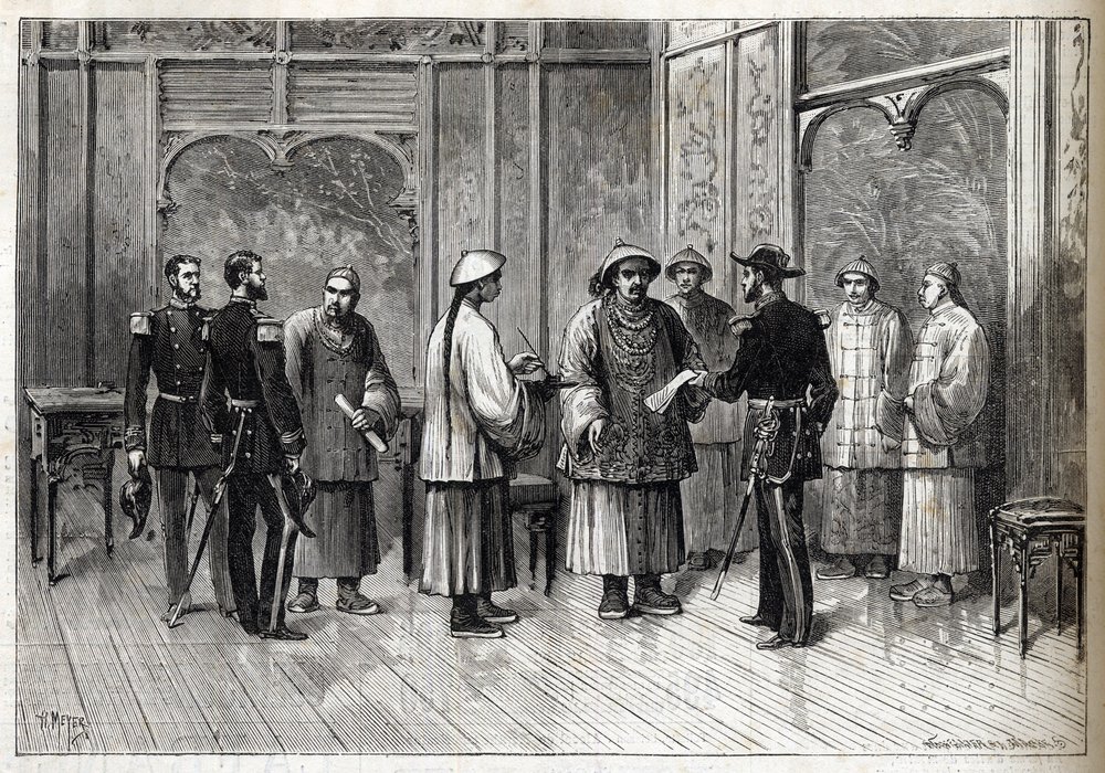 Porträtt av Napoleon Bonaparte - litografi av Job (Jacques Onfroy de Breville) från "" Le Grand Napoleon des Petites Enfants""" 1893 av Unknown artist