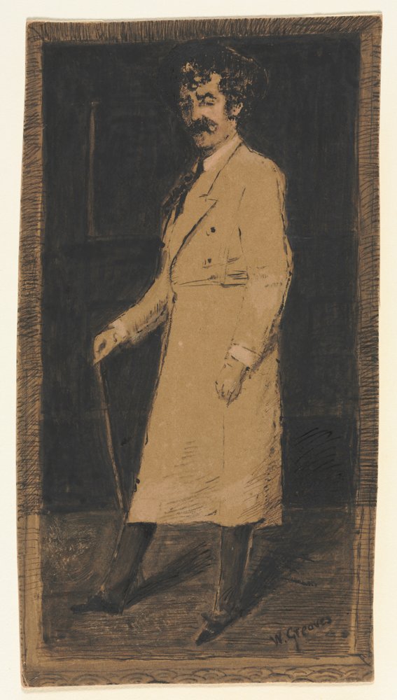 James McNeill Whistler. av Walter Greaves