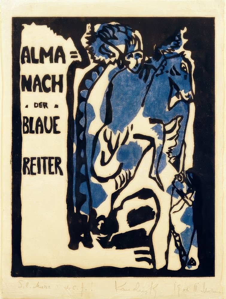 Den blå ryttaren av Wassily Kandinsky