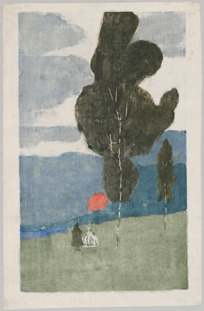 Månuppgång (jfr GMS 264) av Wassily Kandinsky