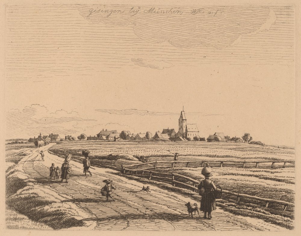 Giesing av Wilhelm von Kobell