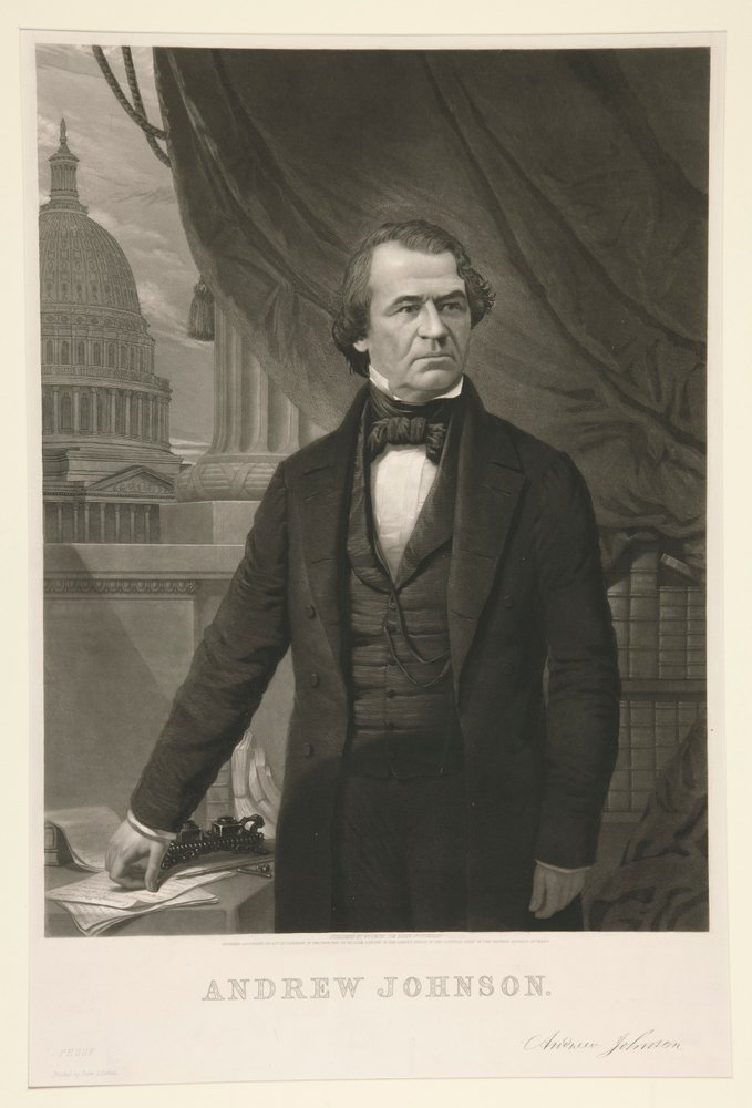 Andrew Johnson av William Sartain