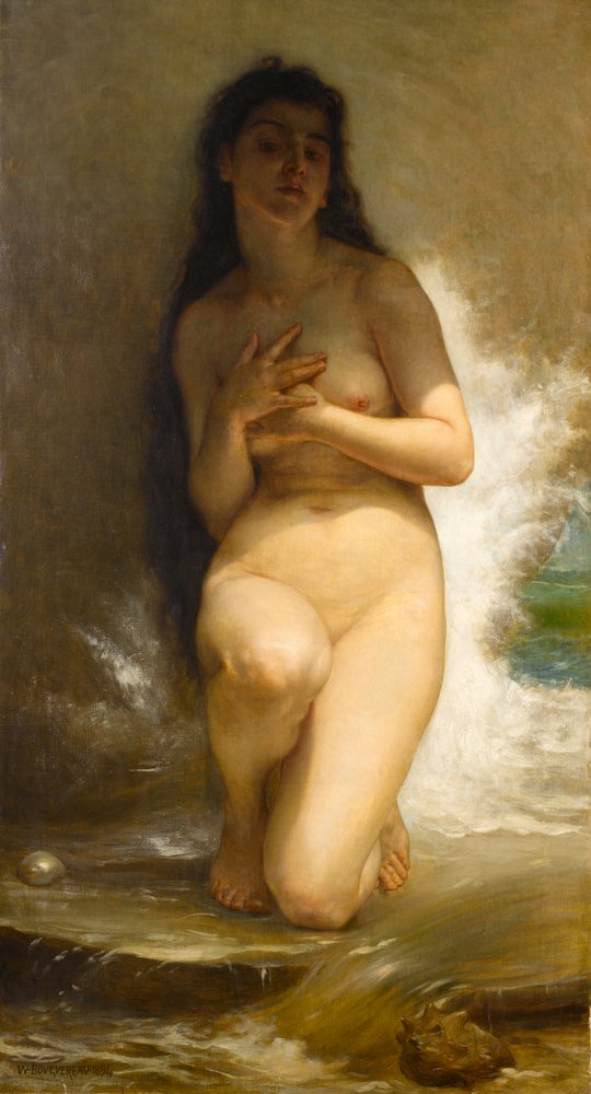 Pärlan av Workshop of William-Adolphe Bouguereau