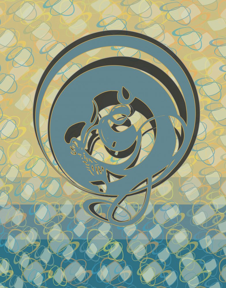 Den eleganta blå draken av Alejandra Winkhaus