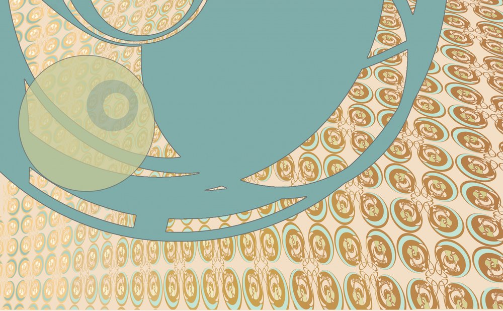 Flytande geometriska kurvor av Alejandra Winkhaus