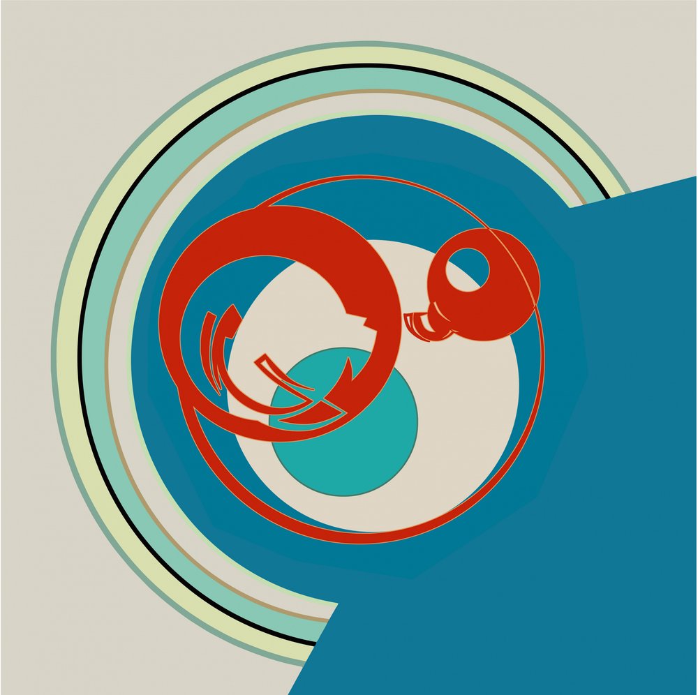 Moderna geometriska virvlar av Alejandra Winkhaus