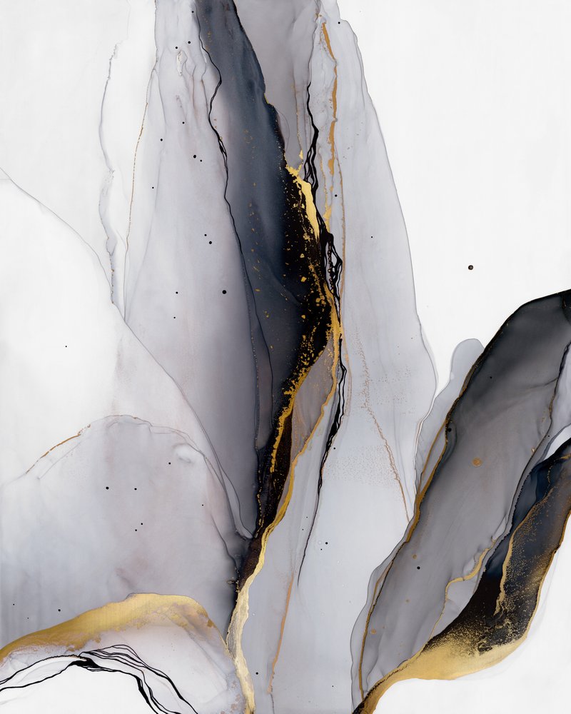 Elegant guldgrå flöde av Alevtina Shelest