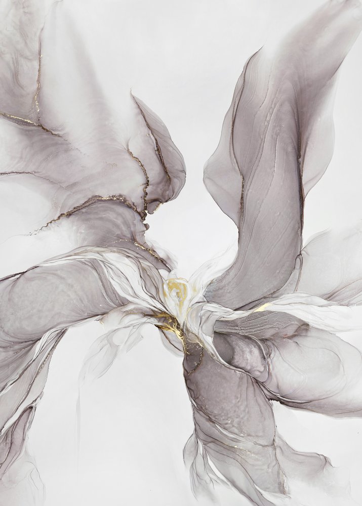 Eteriskt grått guldflöde av Alevtina Shelest