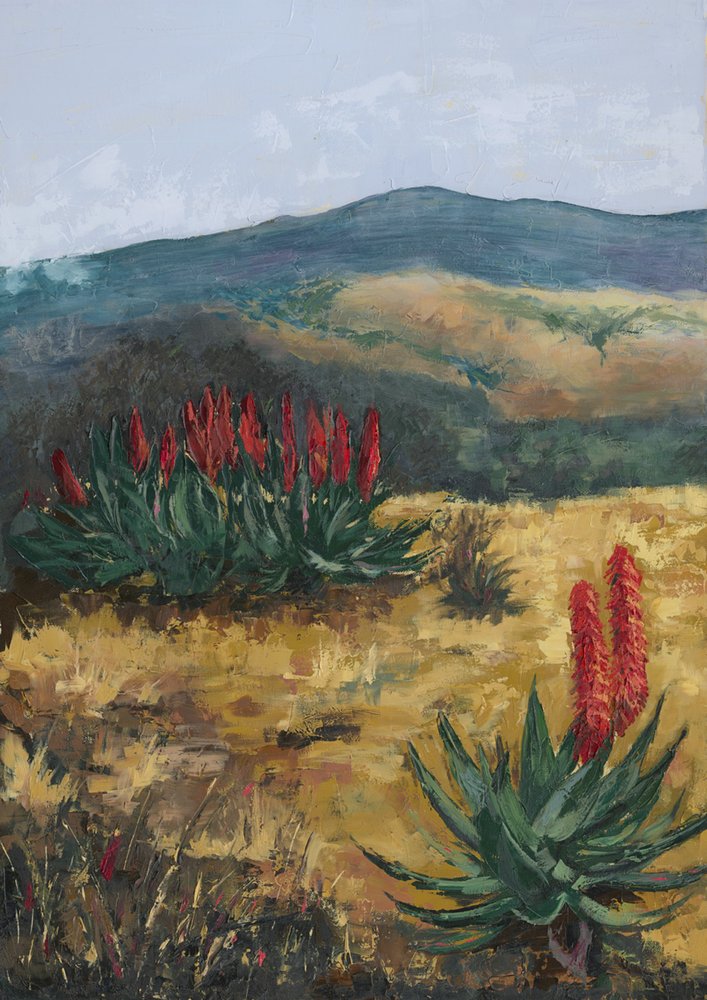 Red Aloes Desert Hills av Alex Cornell