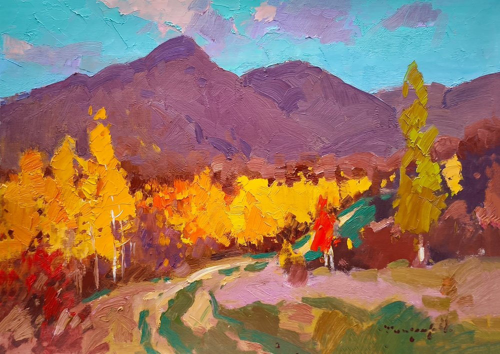 Höststig i bergen av Alexander Shandor