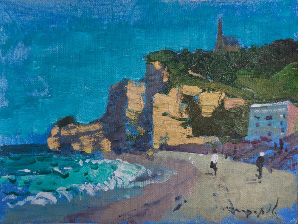 Beach Village Cliffs av Alexander Shandor