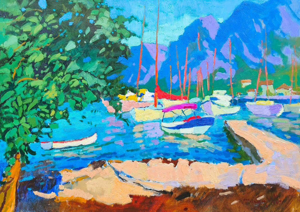 Den livliga hamnen vid Medelhavet av Alexander Shandor