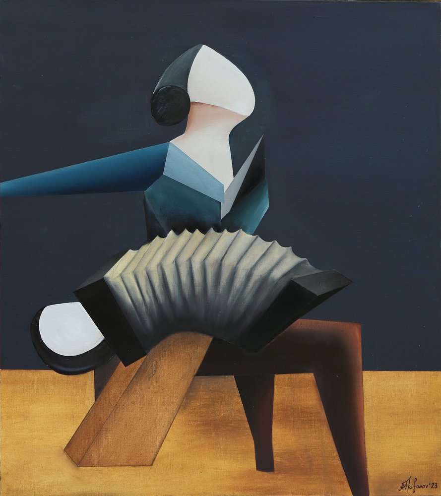 Spelare av geometrisk dragspel av Alexander Trifonov