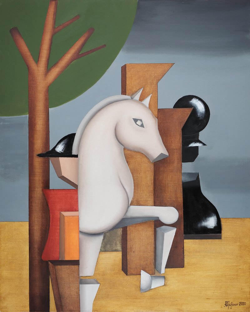 Strategisk schackspringer av Alexander Trifonov