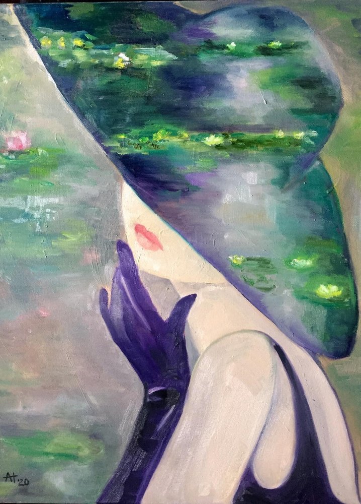 Elegant lilja i spegeln av Alexandra Higgins