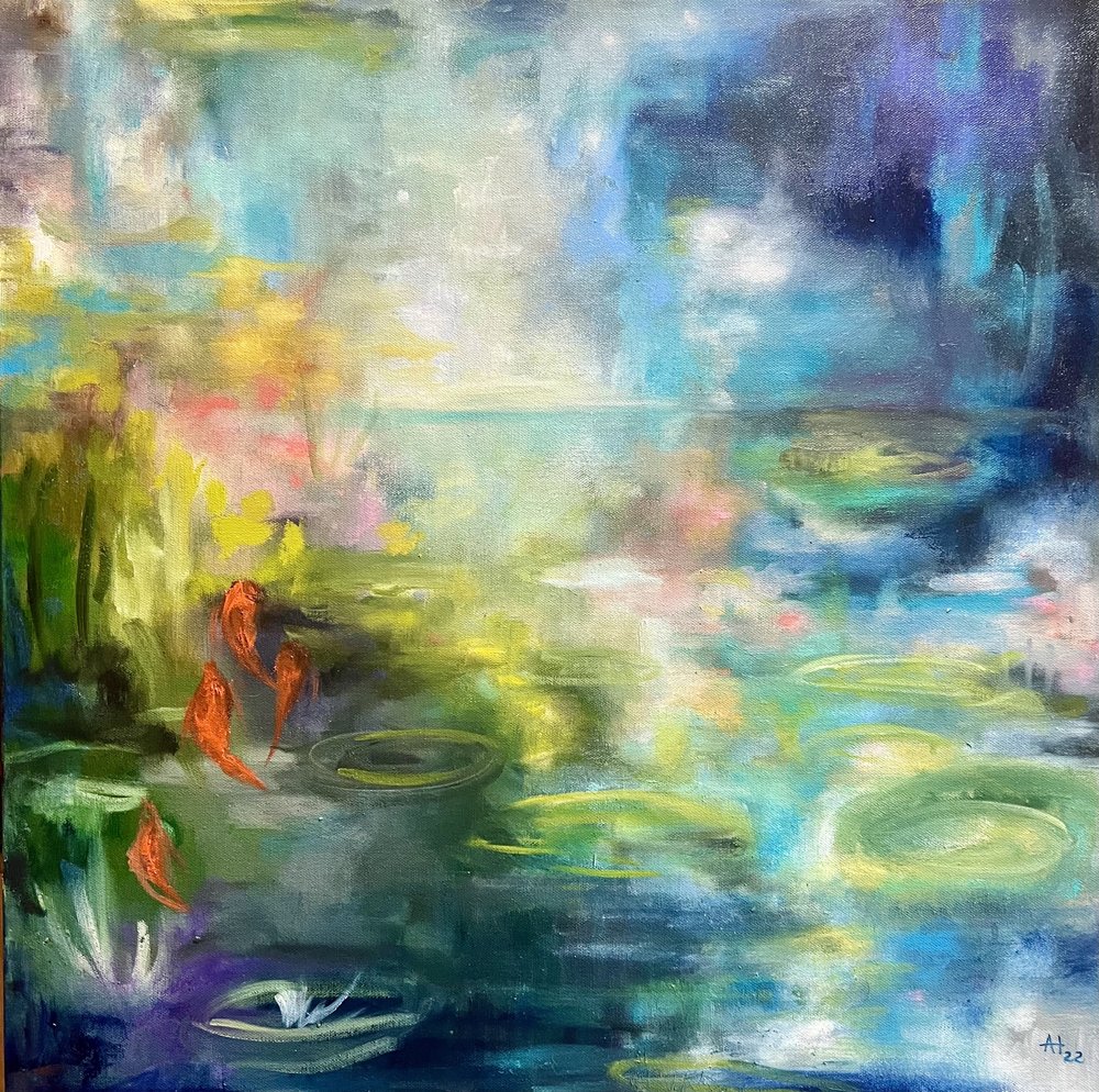 Speglingar i koidammen av Alexandra Higgins