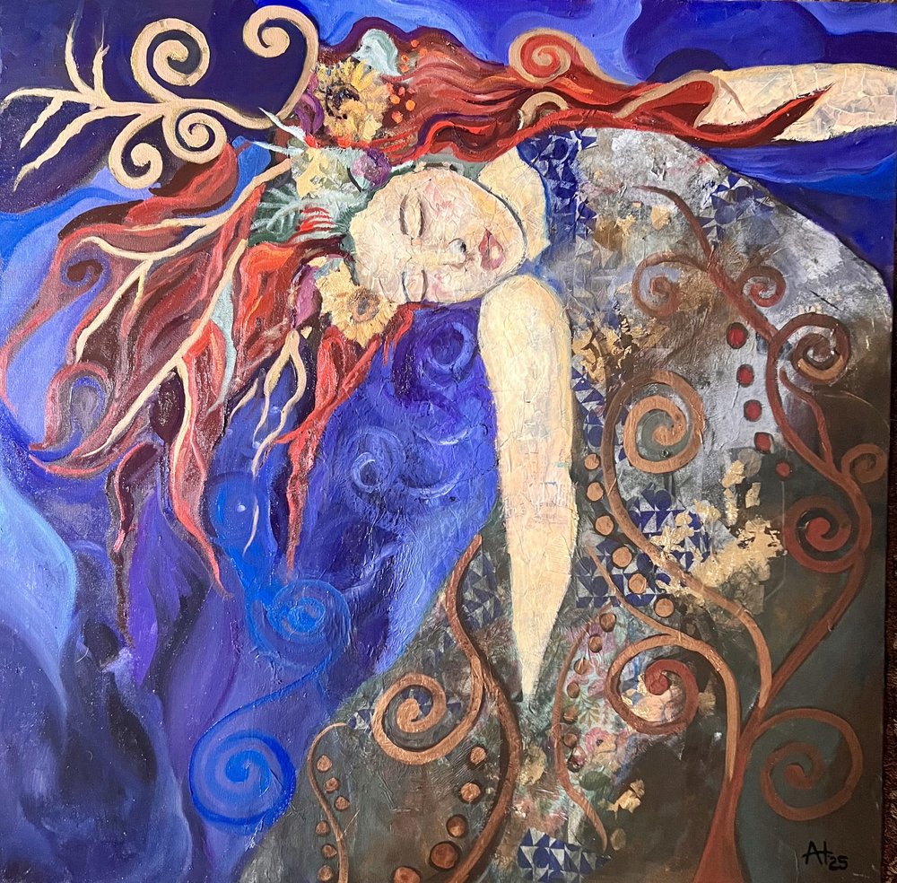 En fridfull blomsterdröm av Alexandra Higgins