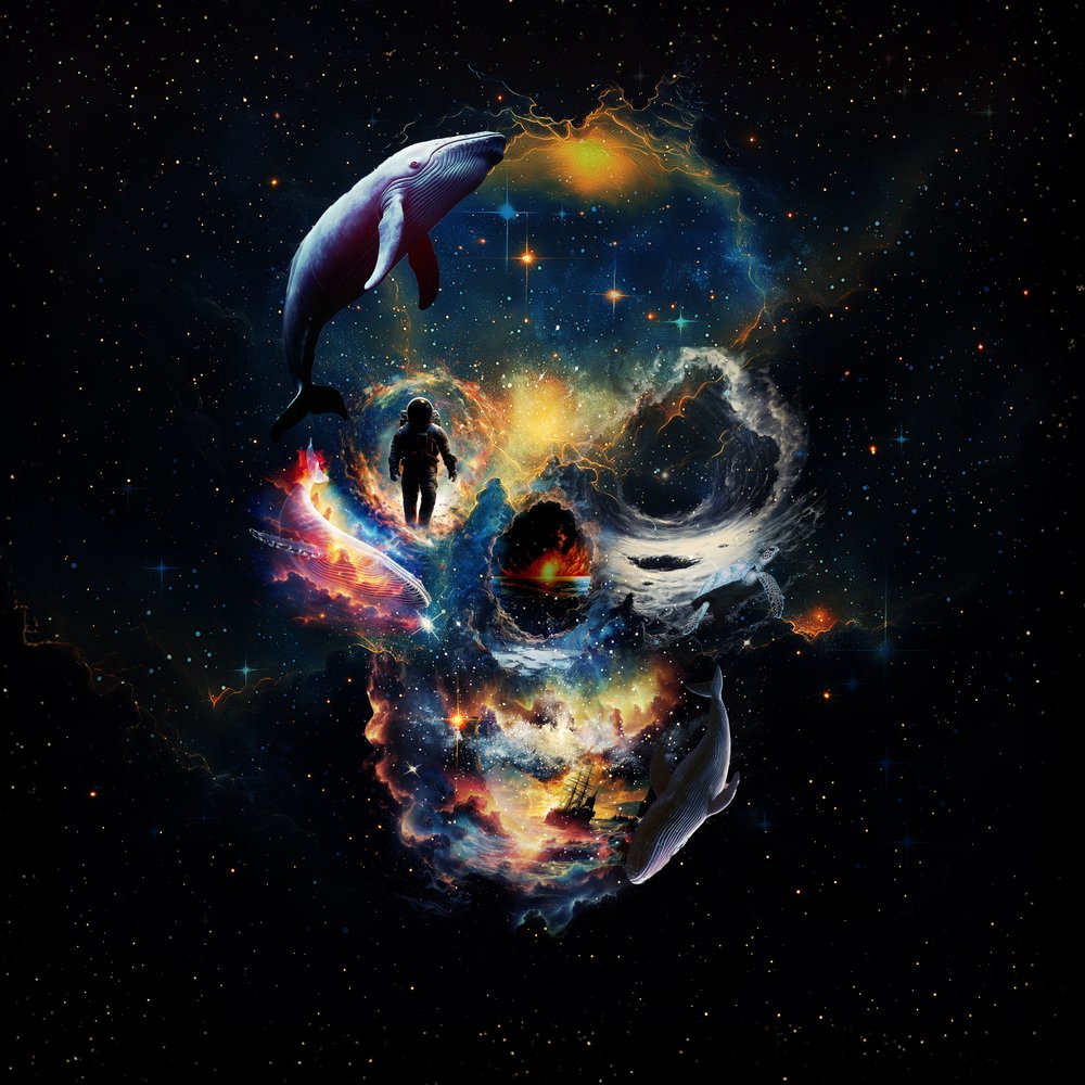 Rymdvalens skalle av Ali Gulec