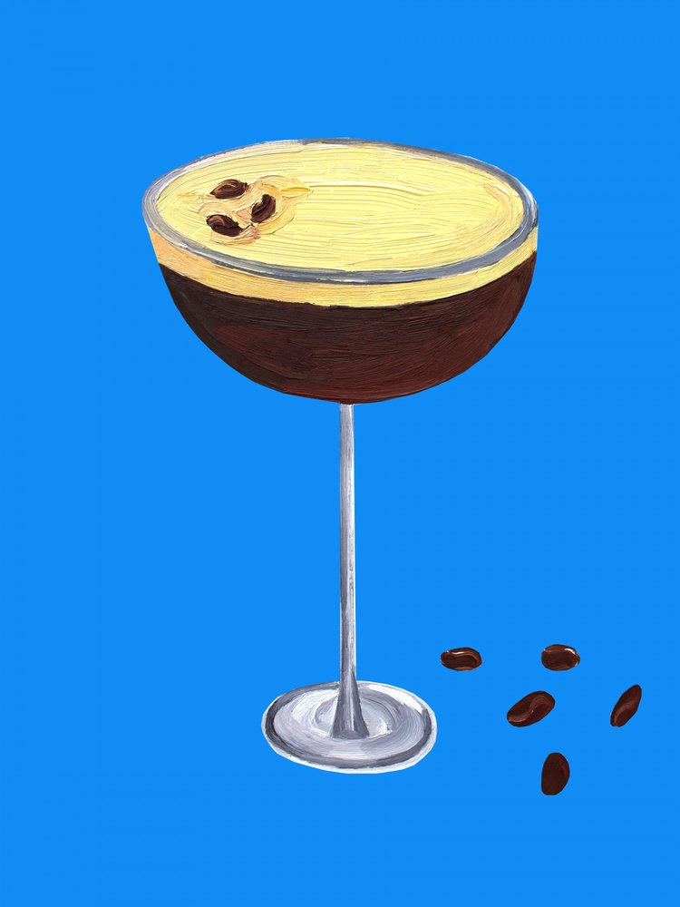 Espresso Martini Blue av Alice Straker