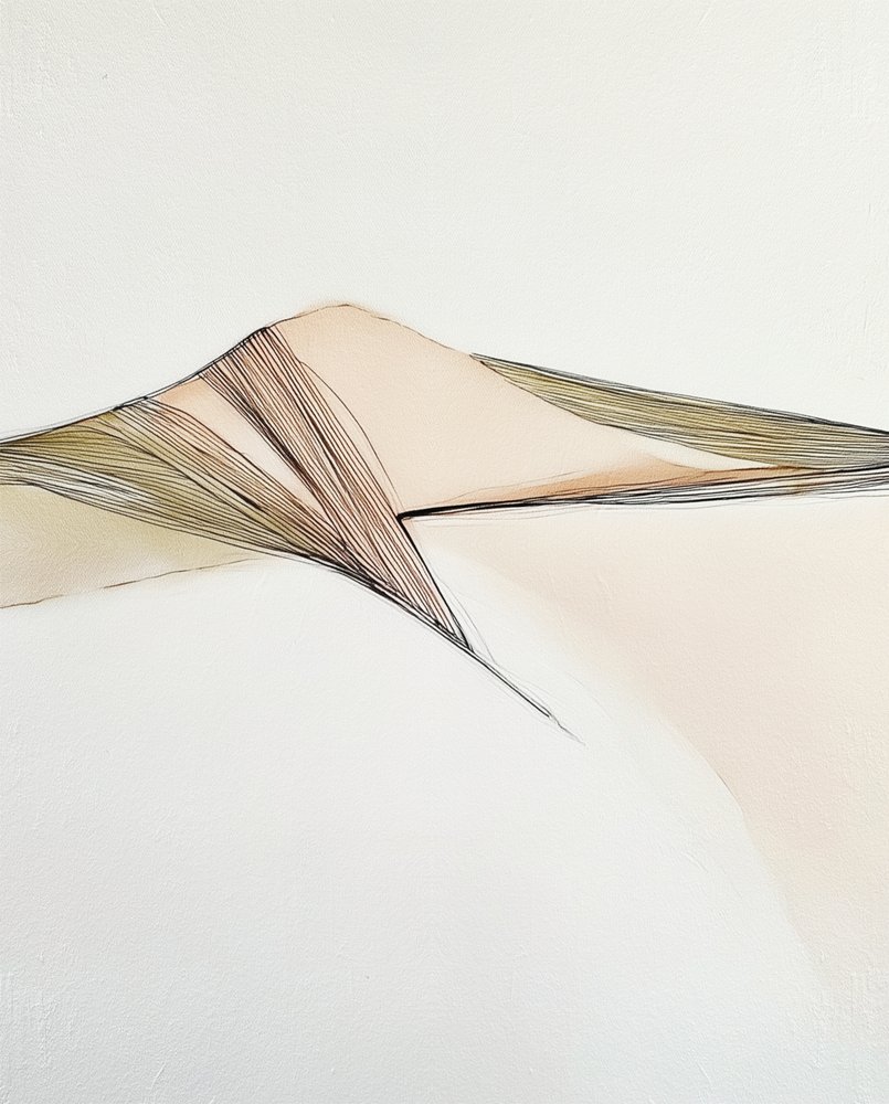 Abstrakt sanddynlandskap av Alma