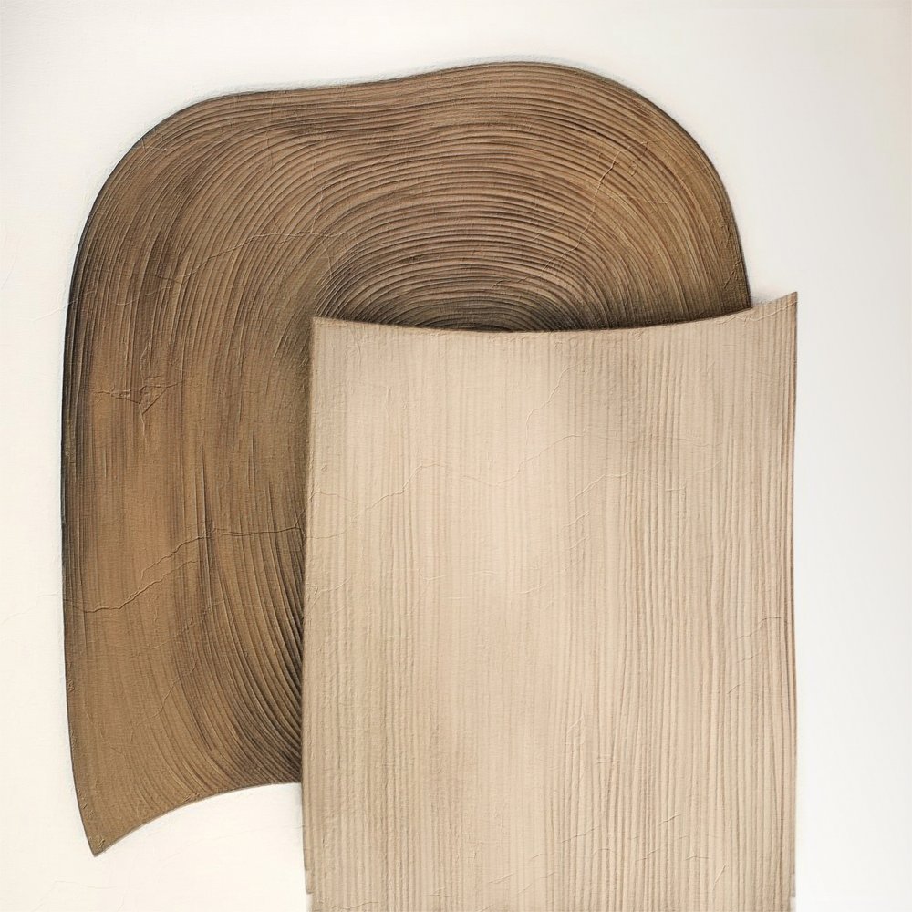 Abstrakta skiktade former av Alma