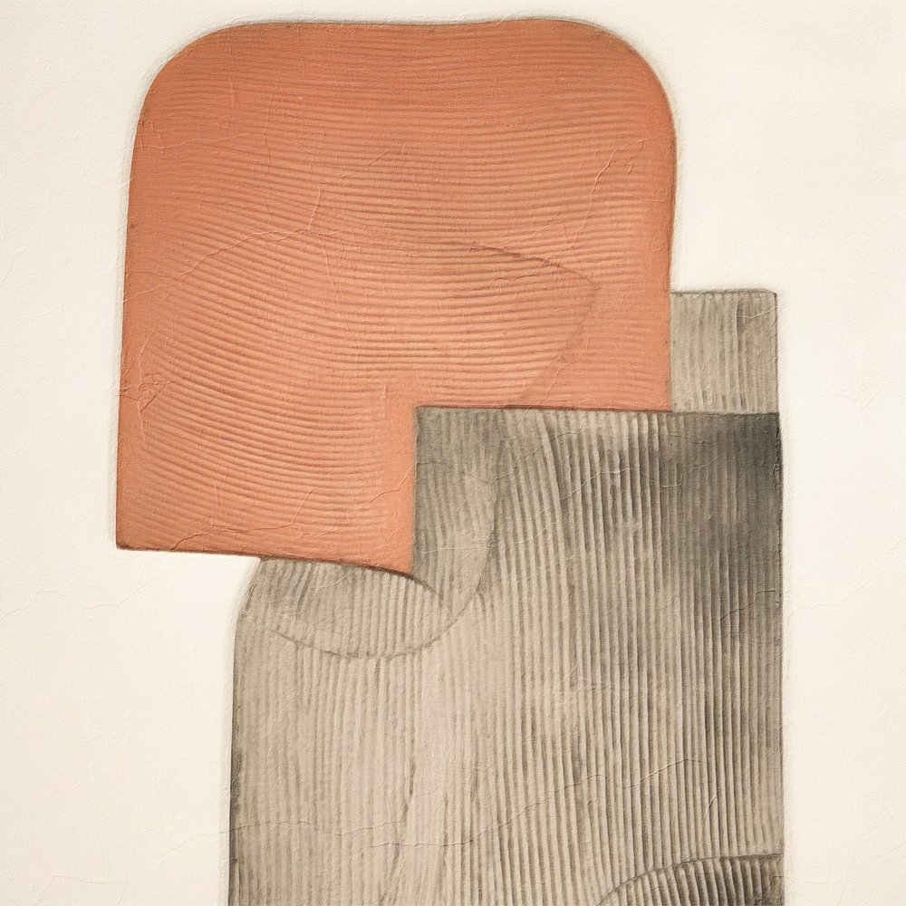 Abstrakta ribbade former av Alma