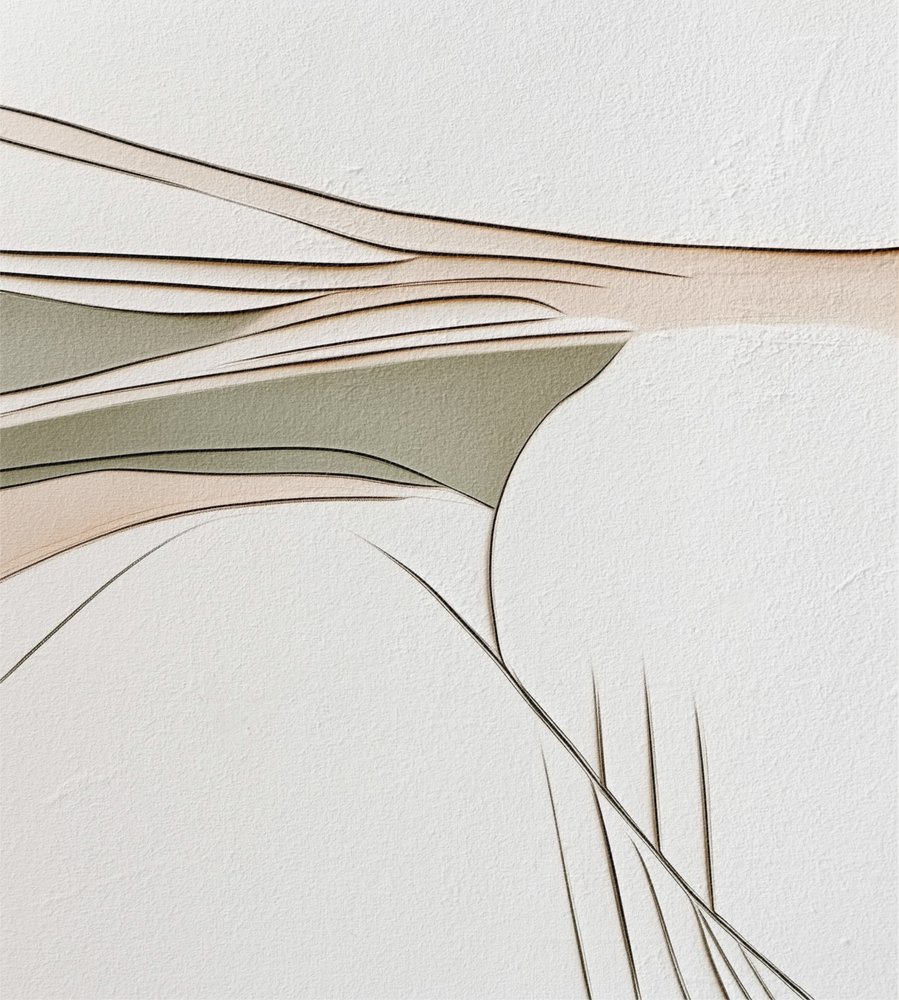 Flytande abstrakta linjer av Alma