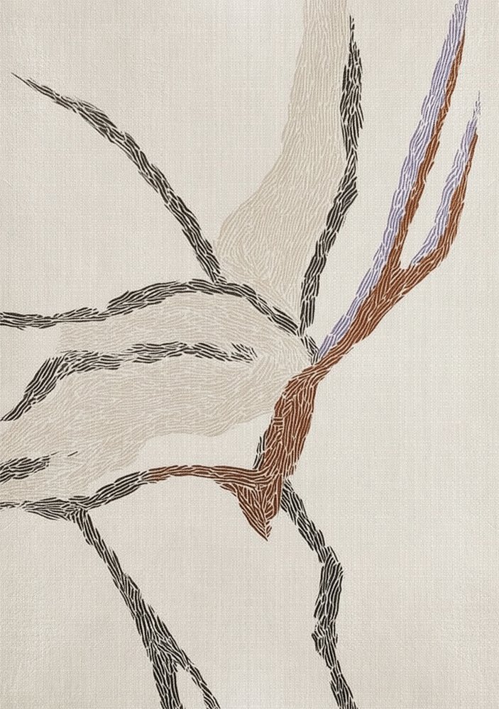 Flytande organiska former av Alma