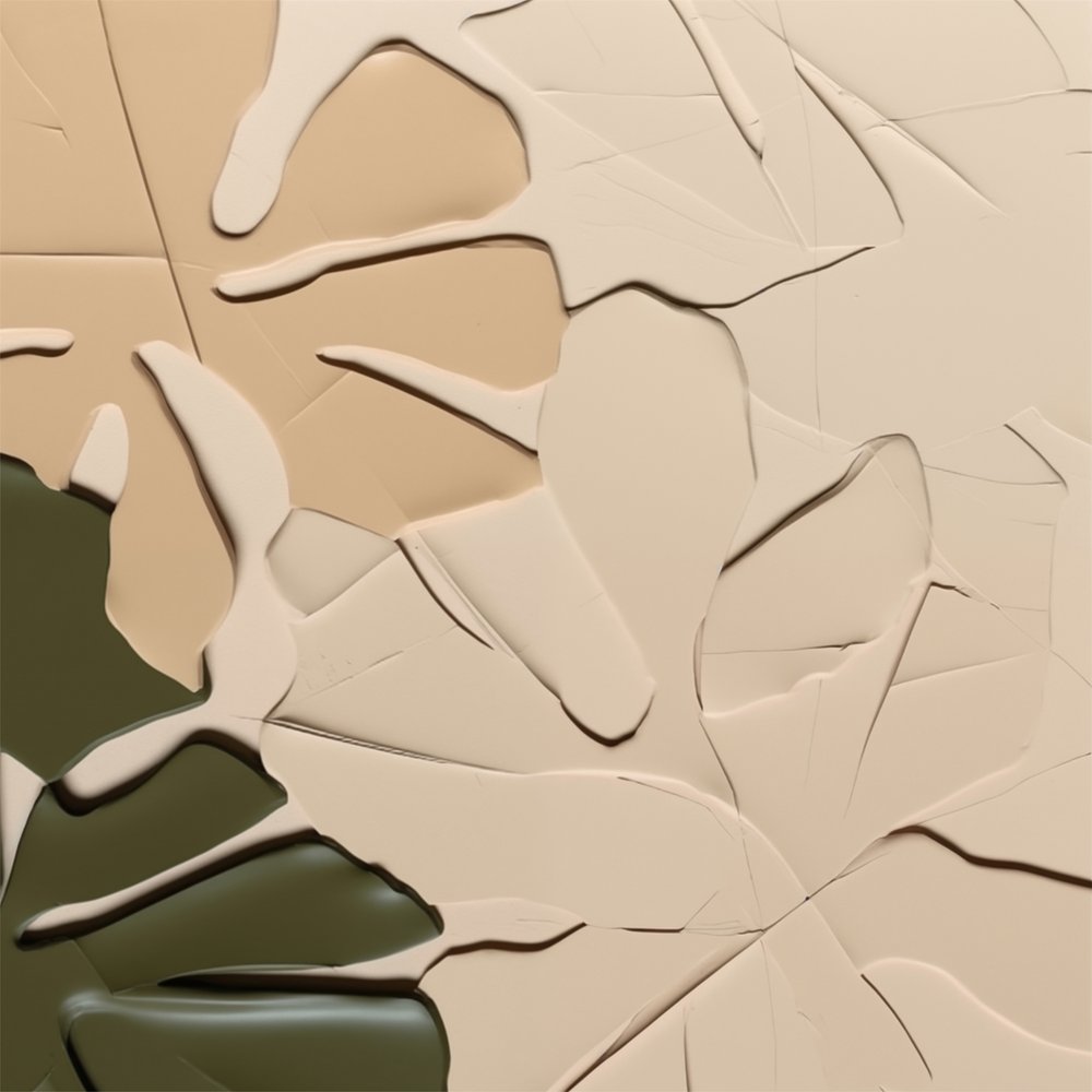 Flytande former med mjuk struktur av Alma