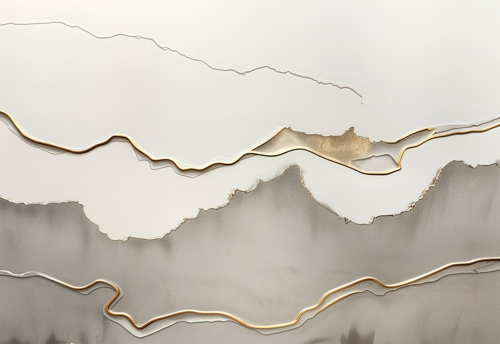 Landskap i gyllene nyanser av Alma