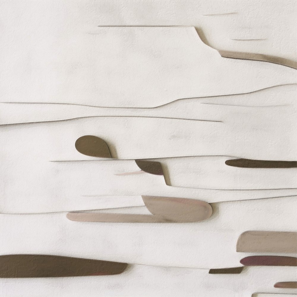 Abstrakta former i flera lager av Alma