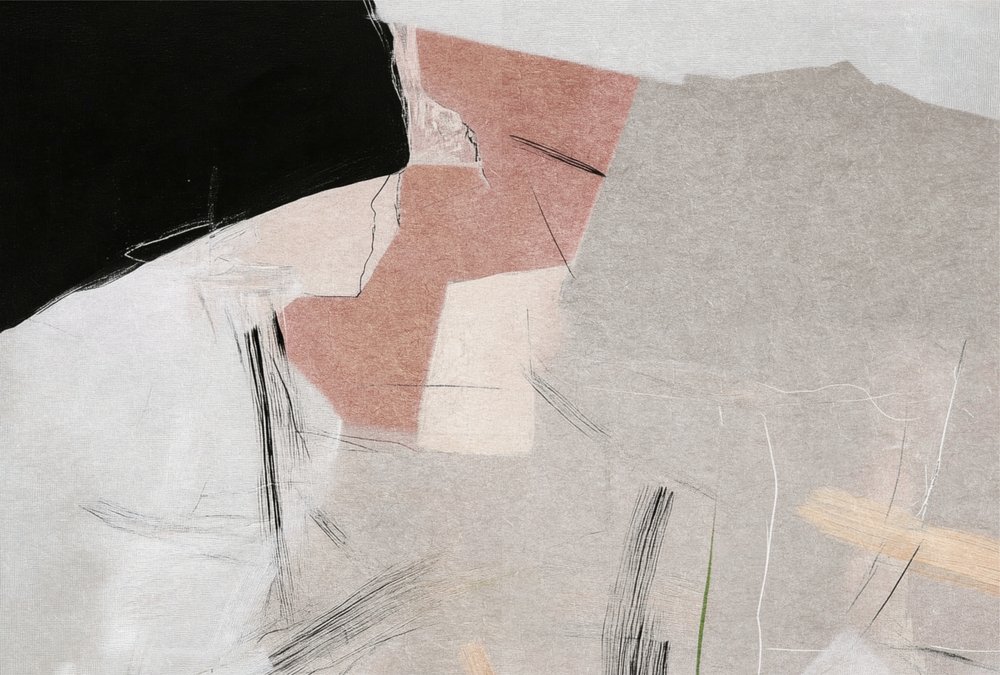 En dämpad abstrakt komposition av Alma