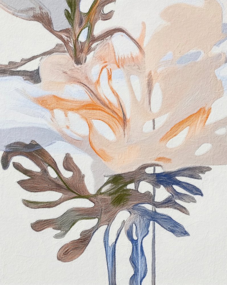 Dämpade organiska former av Alma