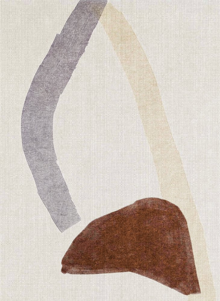 Organiska abstrakta former av Alma