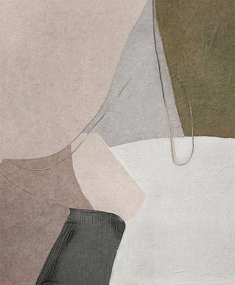 Organiska abstrakta former av Alma