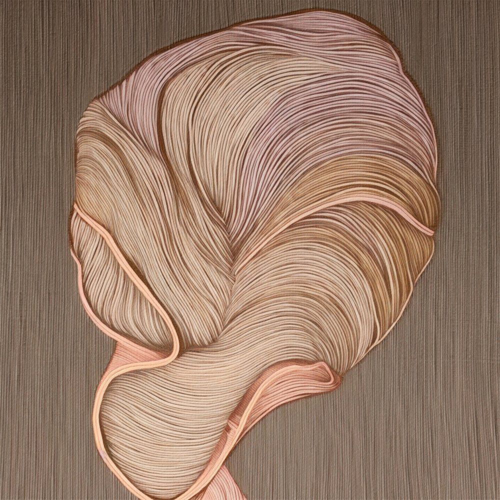 Organic Curves beige-rosa av Alma