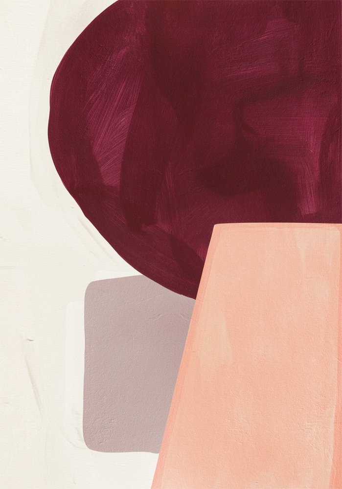 Mjuka abstrakta former av Alma