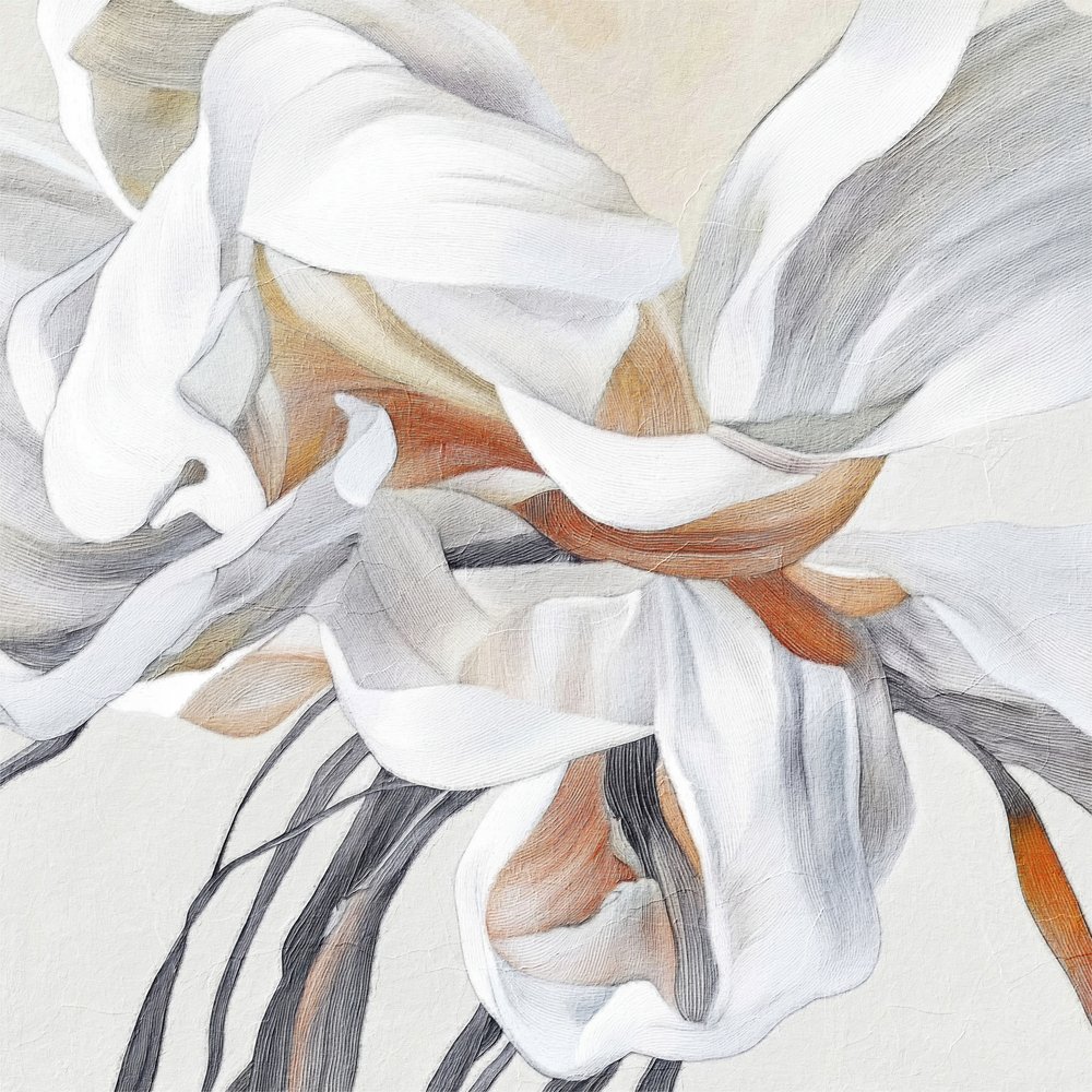 Mjukt blommigt abstrakt av Alma