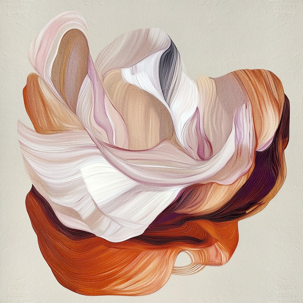 Mjuka, virvlande former av Alma