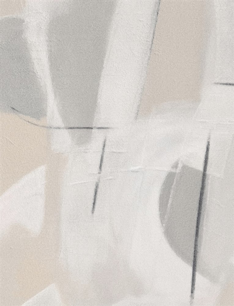 Subtil, lugn abstrakt konst av Alma