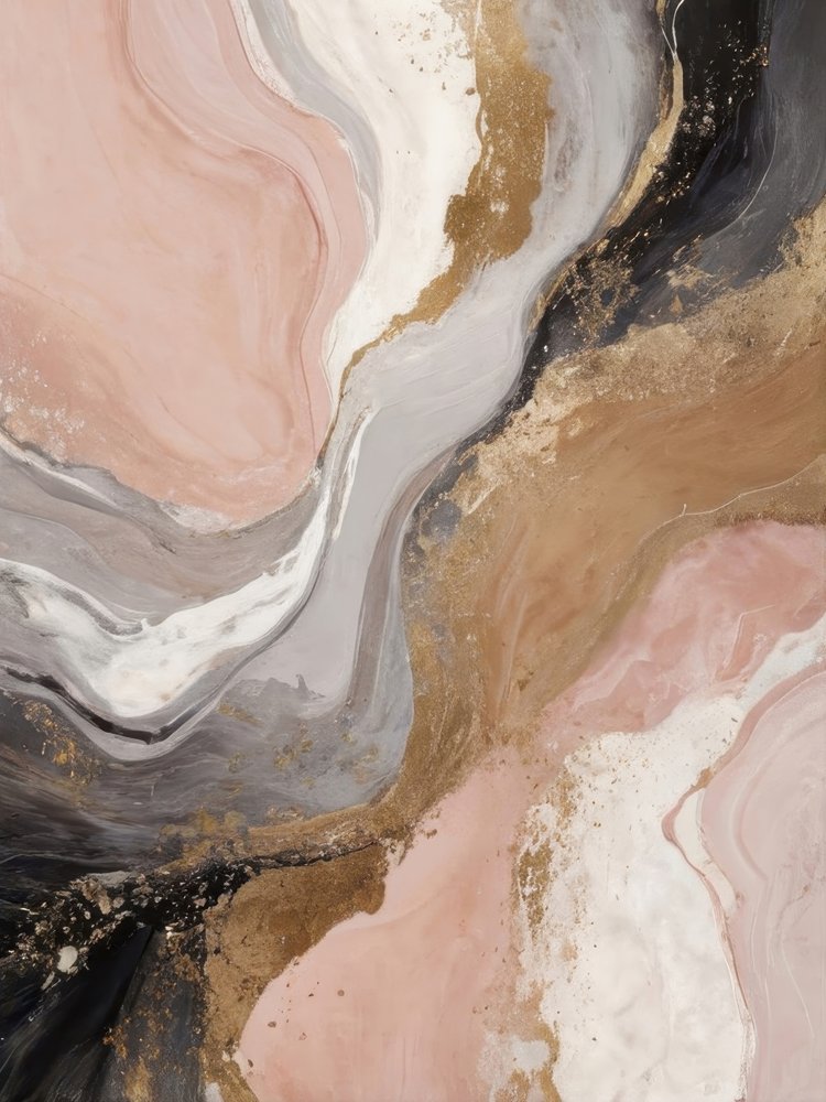 Blush Gold – Abstrakt flöde av Alpenglow Workshop